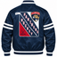 Florida Panthers Strip Sleeve NHL Heavyweight Satin Jacket Back View
