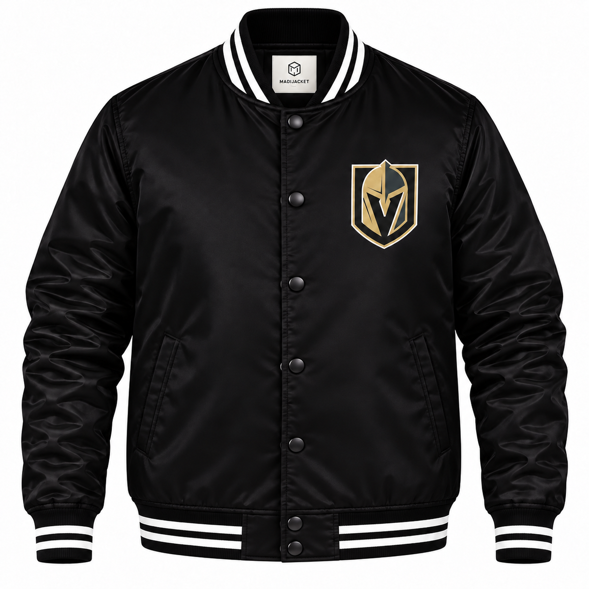 Vegas Golden Knights Team Graphic Heavyweight Satin Jacket