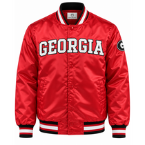 Georgia Bulldogs Heavyweight Satin Jacket