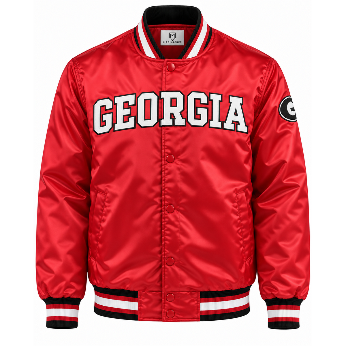 Georgia Bulldogs Heavyweight Satin Jacket