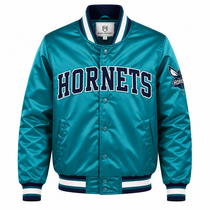 Charlotte Hornets Heavyweight Satin Fan Jacket