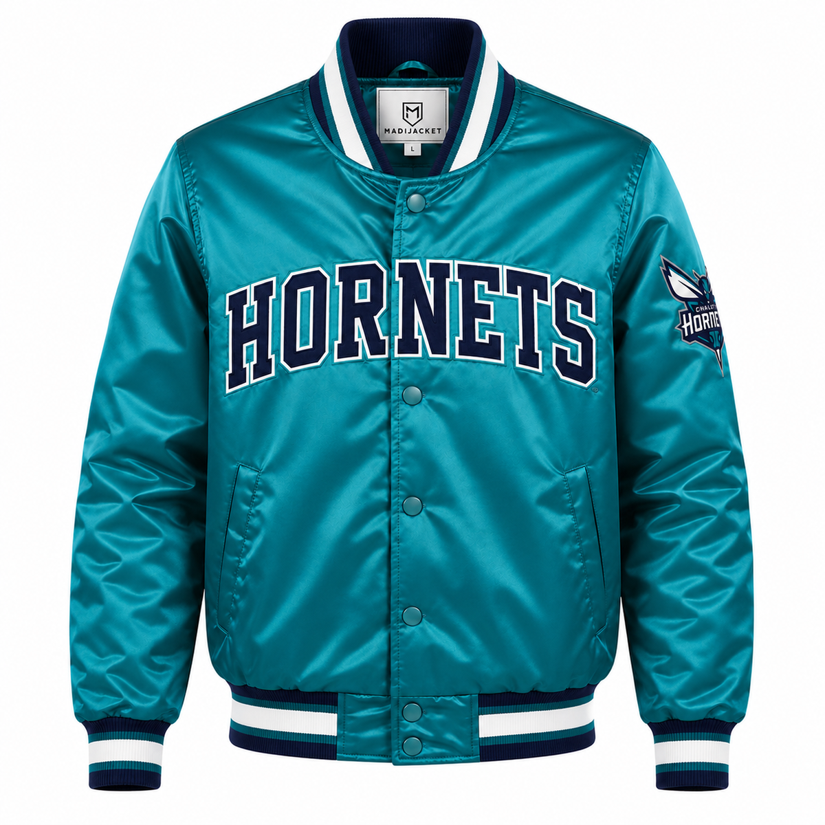 Charlotte Hornets Heavyweight Satin Fan Jacket