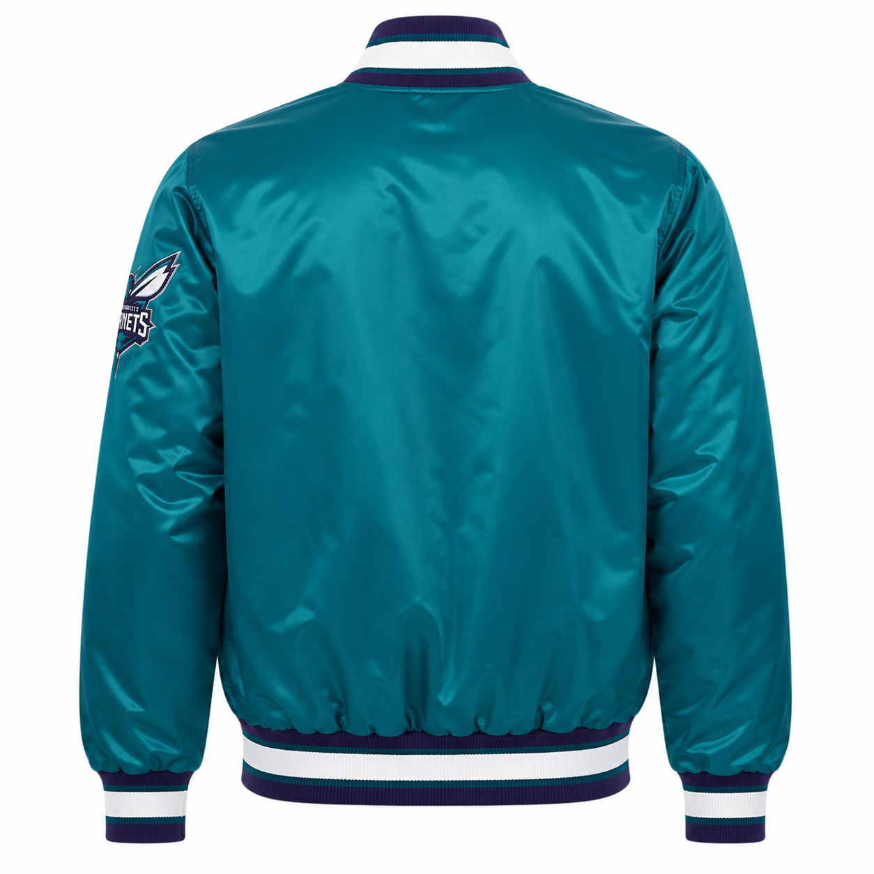 Charlotte Hornets Heavyweight Satin Fan Jacket Secondary image