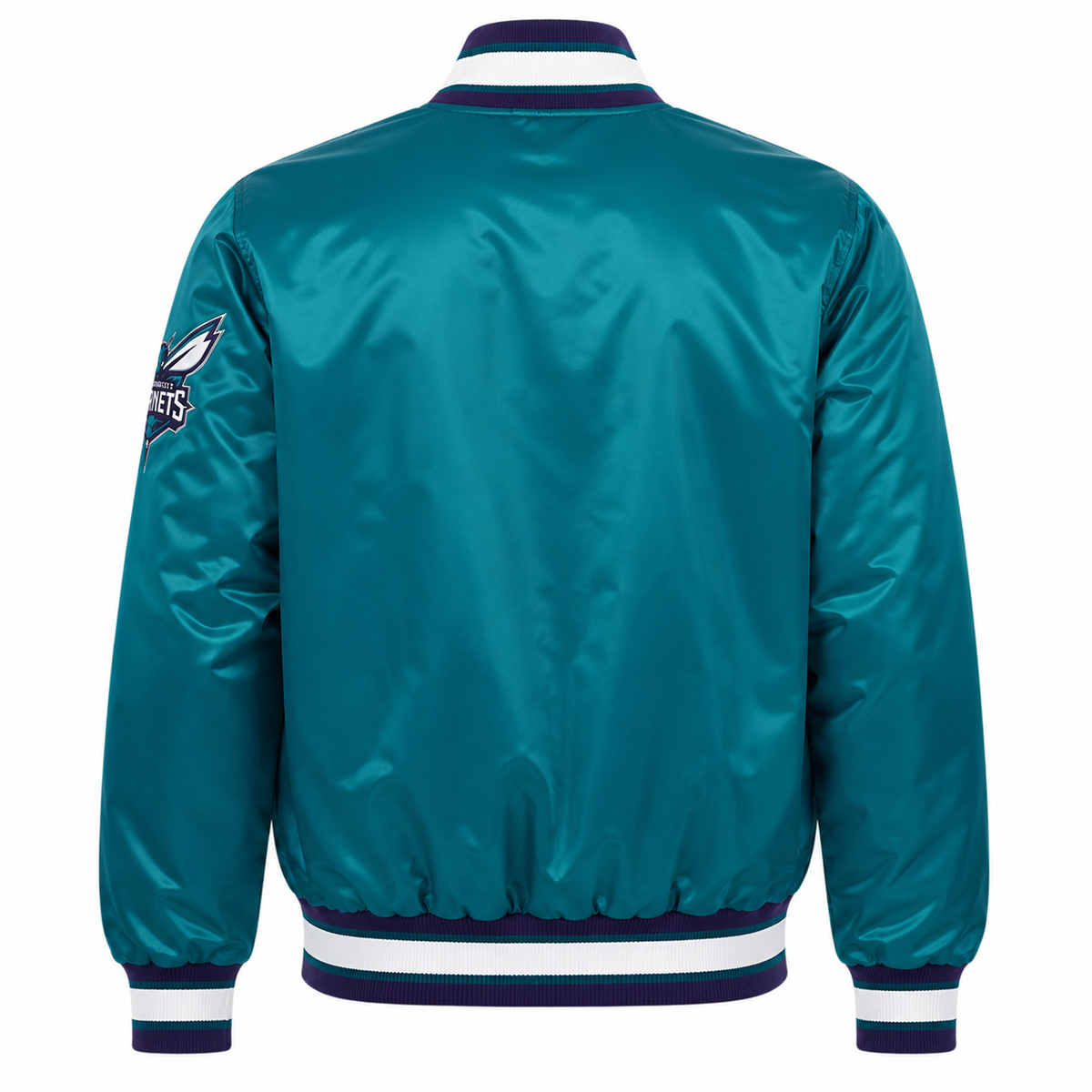 Charlotte Hornets Heavyweight Satin Fan Jacket