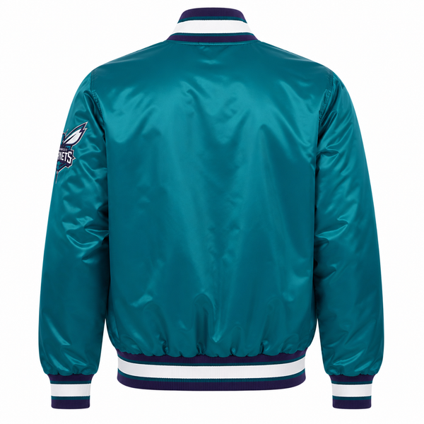 Charlotte Hornets Heavyweight Satin Fan Jacket