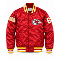 Chiefs Super Bowl IV Heavyweight Satin Jacket