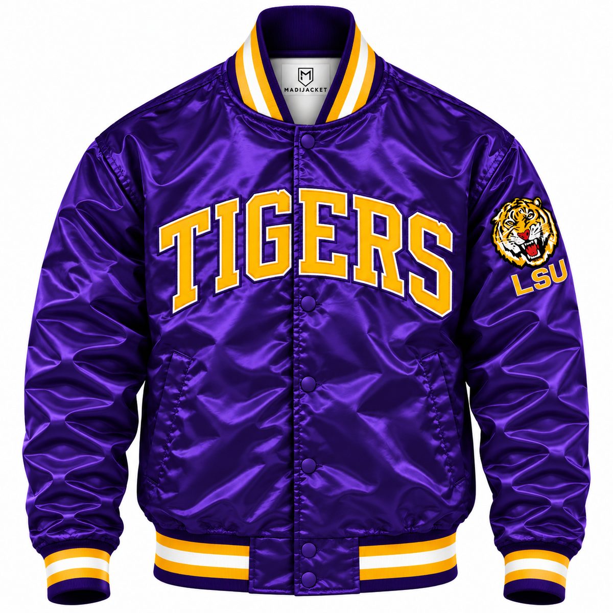 LSU Tigers Heavyweight Satin Jacket