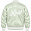 Los Angeles Kings NHL Heavyweight Satin Jacket Back View