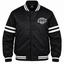 Los Angeles Kings NHL Heavyweight Satin Jacket Front View