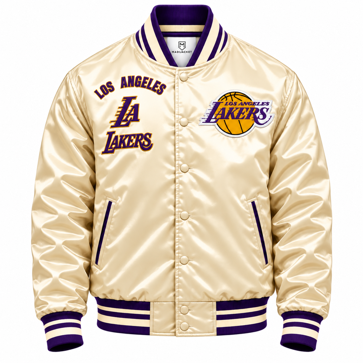 Los Angeles Lakers Retro Heavyweight Satin Jacket