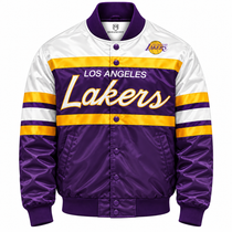 LA Lakers Hardwood Classics Heavyweight Satin Jacket