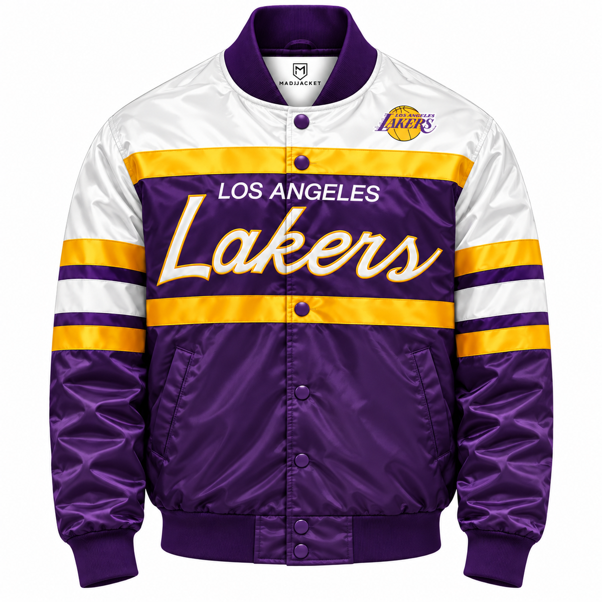 LA Lakers Hardwood Classics Heavyweight Satin Jacket