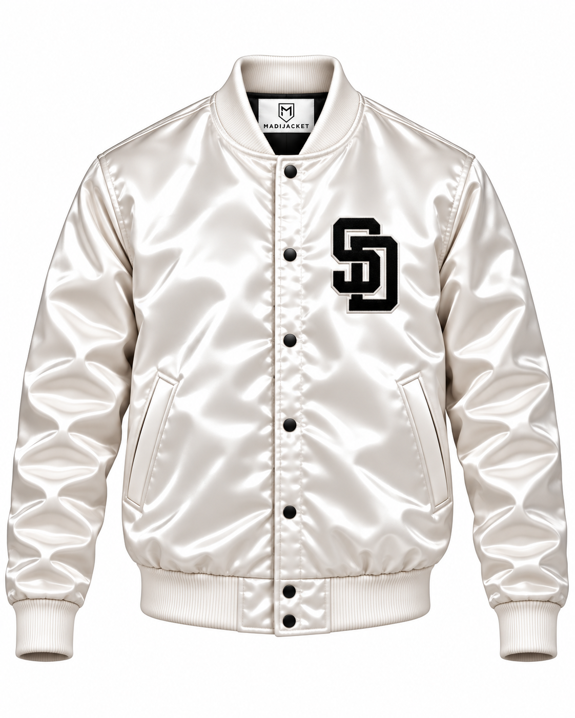 San Diego Padres Game Day Heavyweight Satin Jacket Main image