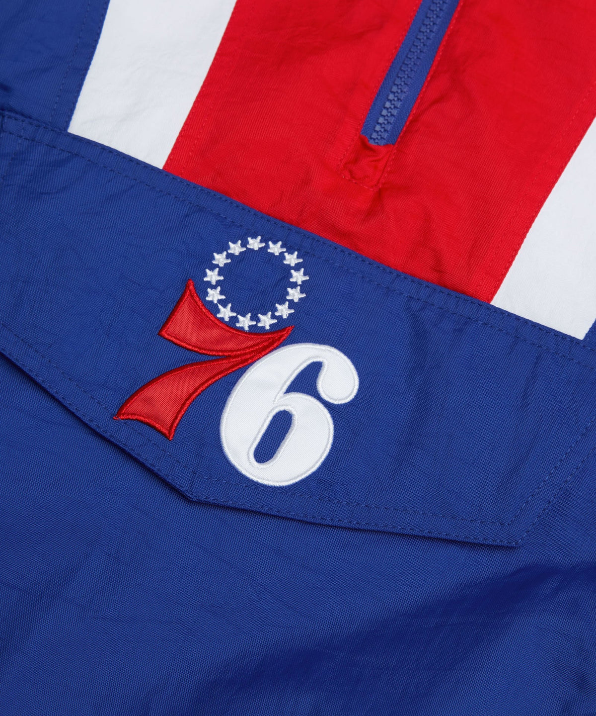 76ers Inspired Hooded Pullover Jacket
