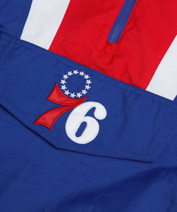 76ers Inspired Hooded Pullover Jacket