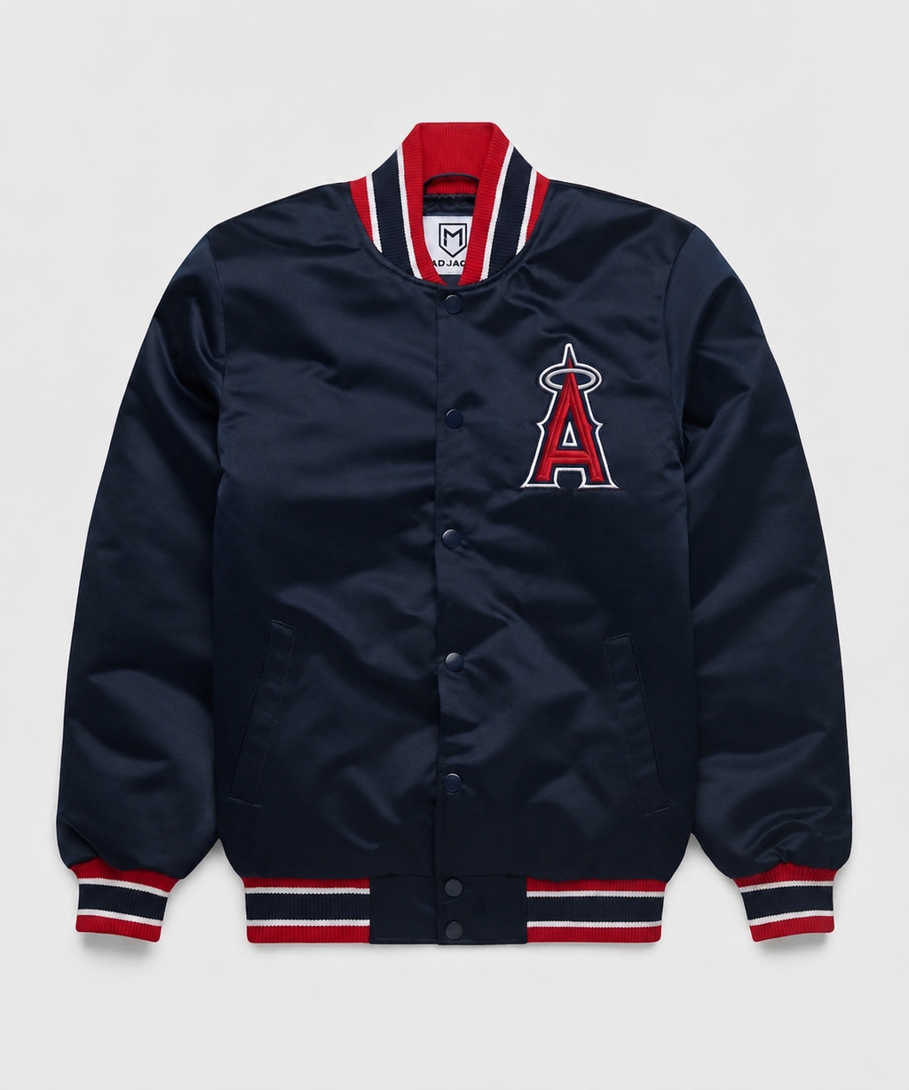 Angels Heavyweight Satin Fan Jacket