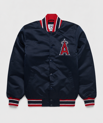 Los Angeles Angels Heavyweight Satin Jacket
