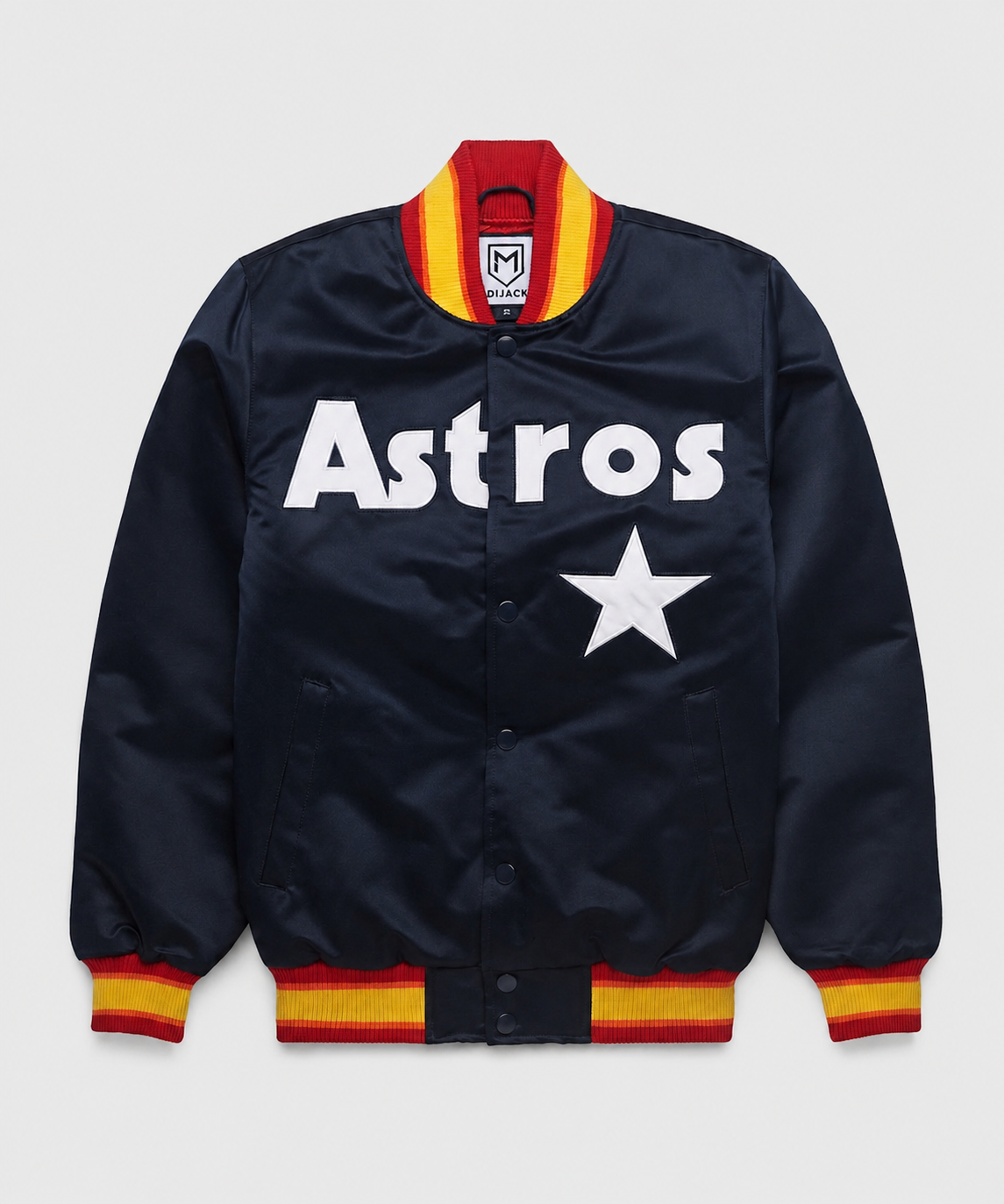 Astros Heavyweight Satin Fan Jacket