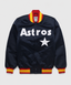 Astros Heavyweight Satin Fan Jacket