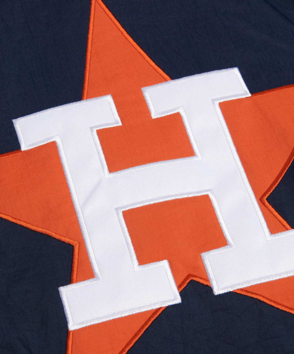 Astros Inspired Hooded Pullover Jacket