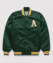 Athletics Heavyweight Satin Fan Jacket