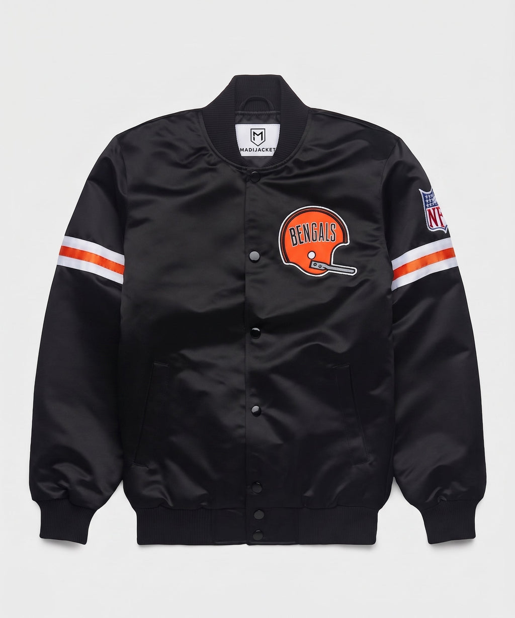 Bengals Heavyweight Satin Fan Jacket