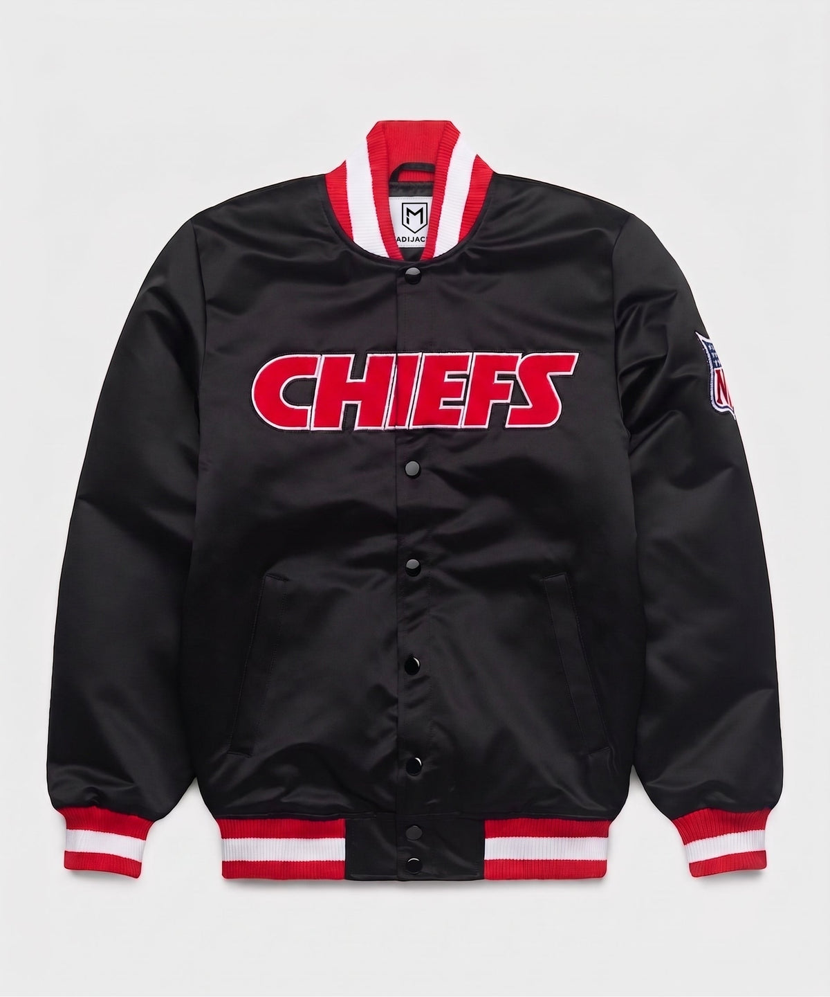 Chiefs Blackout Heavyweight Satin Fan Jacket Main image