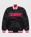 Chiefs Blackout Heavyweight Satin Fan Jacket
