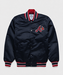 Braves Heavyweight Satin Fan Jacket