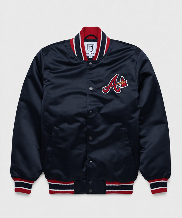 Braves Heavyweight Satin Fan Jacket