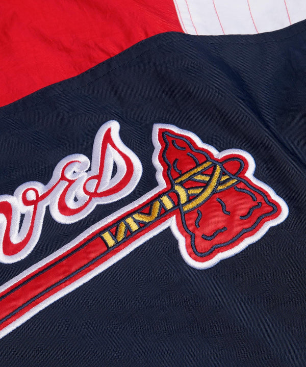 Braves Inspired Hooded Pullover Jacket