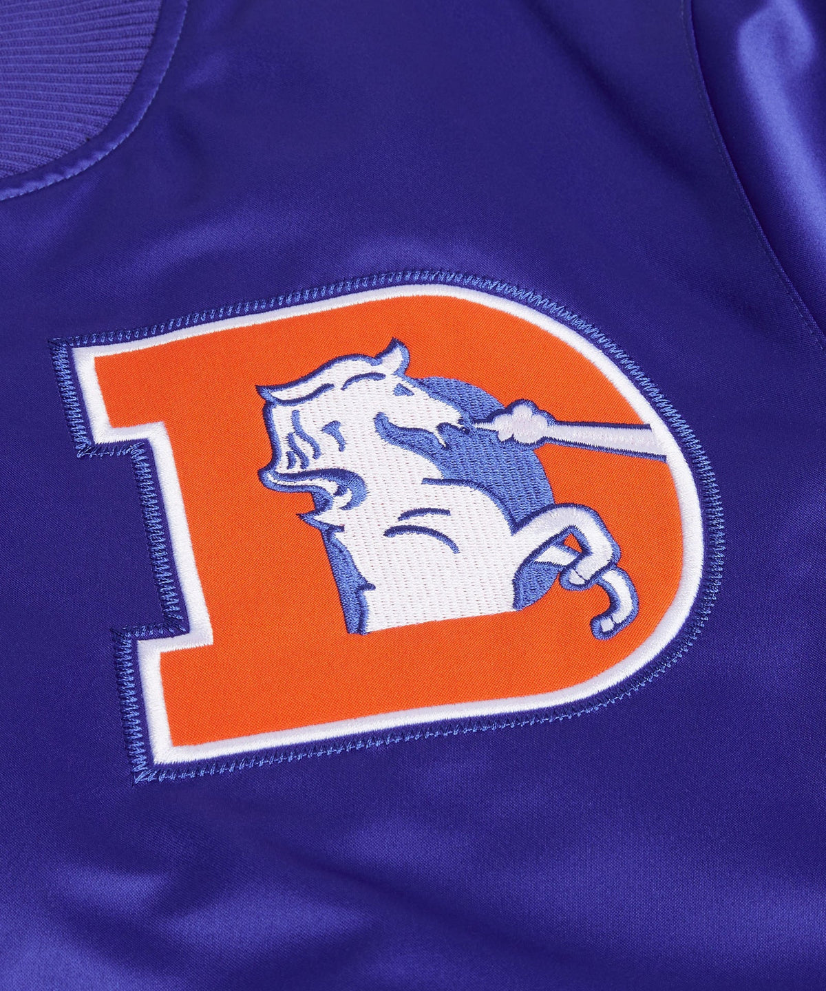 Broncos Heavyweight Satin Fan Jacket