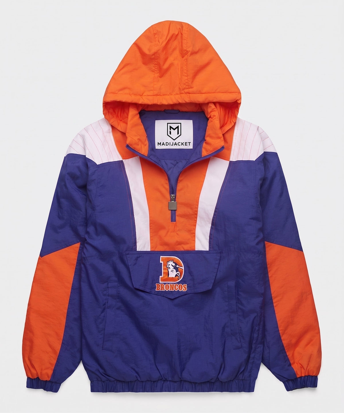 Broncos Inspired Hooded Pullover Jacket Main image