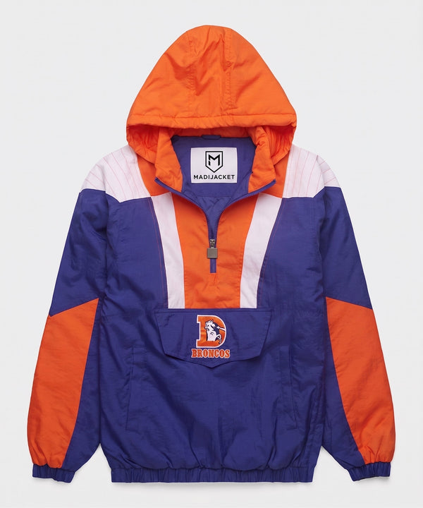 Broncos Inspired Hooded Pullover Jacket
