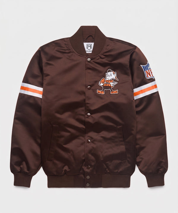 Browns Heavyweight Satin Fan Jacket