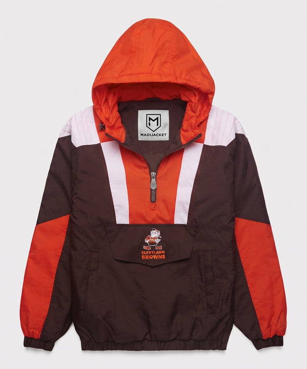 Browns Inspired Hooded Pullover Jacket