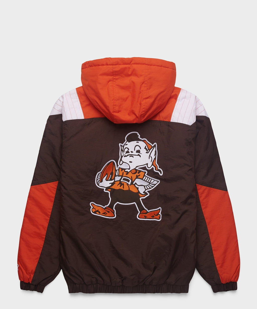 Browns Inspired Hooded Pullover Jacket