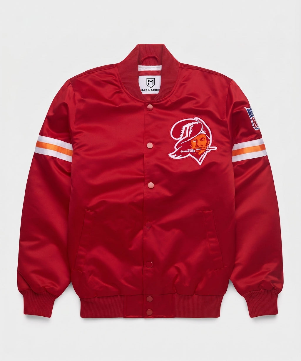 Buccaneers Inspired Heavyweight Satin Jacket