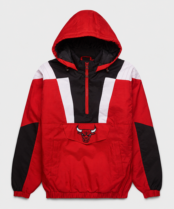 Bulls Inspired Hooded Pullover Jacket