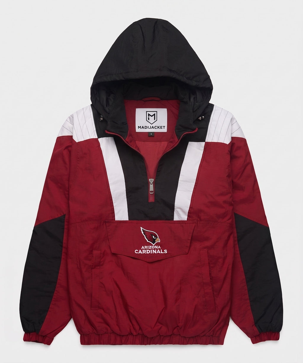 Cardinals Inspired Hooded Pullover Jacket