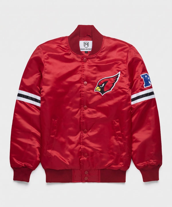 Cardinals Heavyweight Satin Fan Jacket