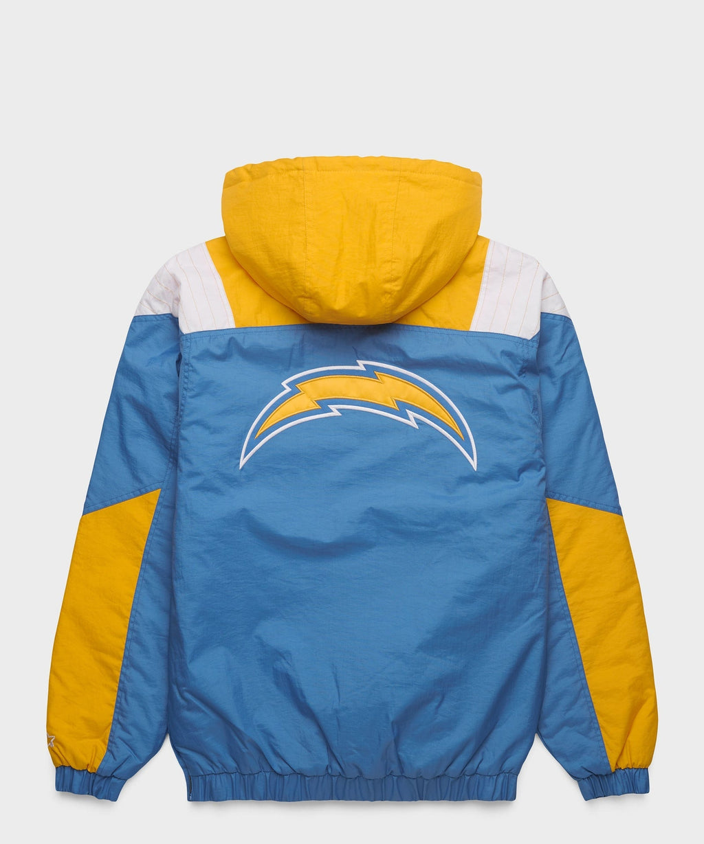 Chargers Inspired Hooded Pullover Jacket