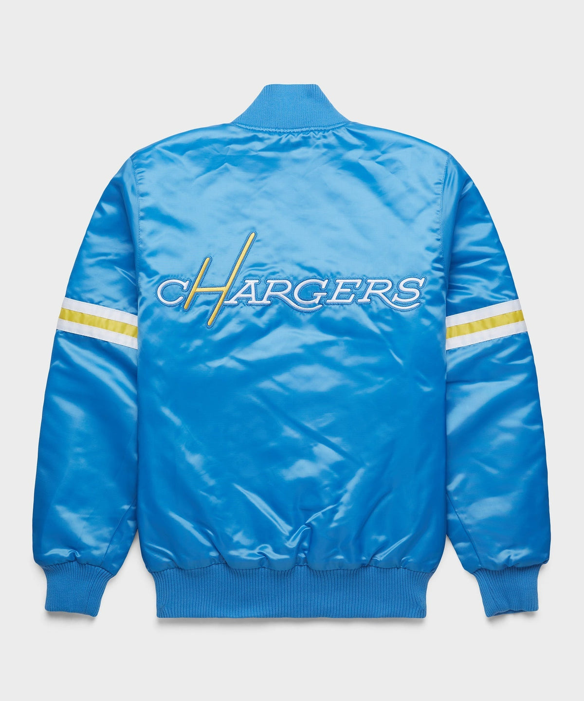 Chargers Heavyweight Satin Fan Jacket