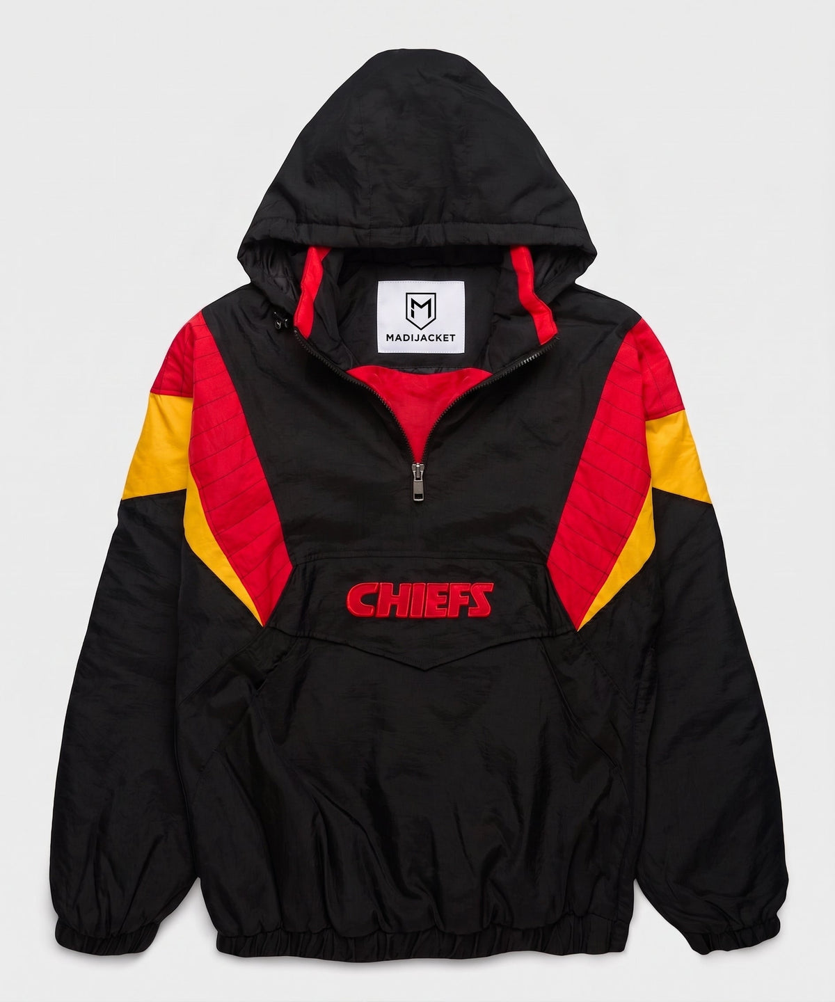 Chiefs Inspired Blackout Hooded Pullover Jacket Main image