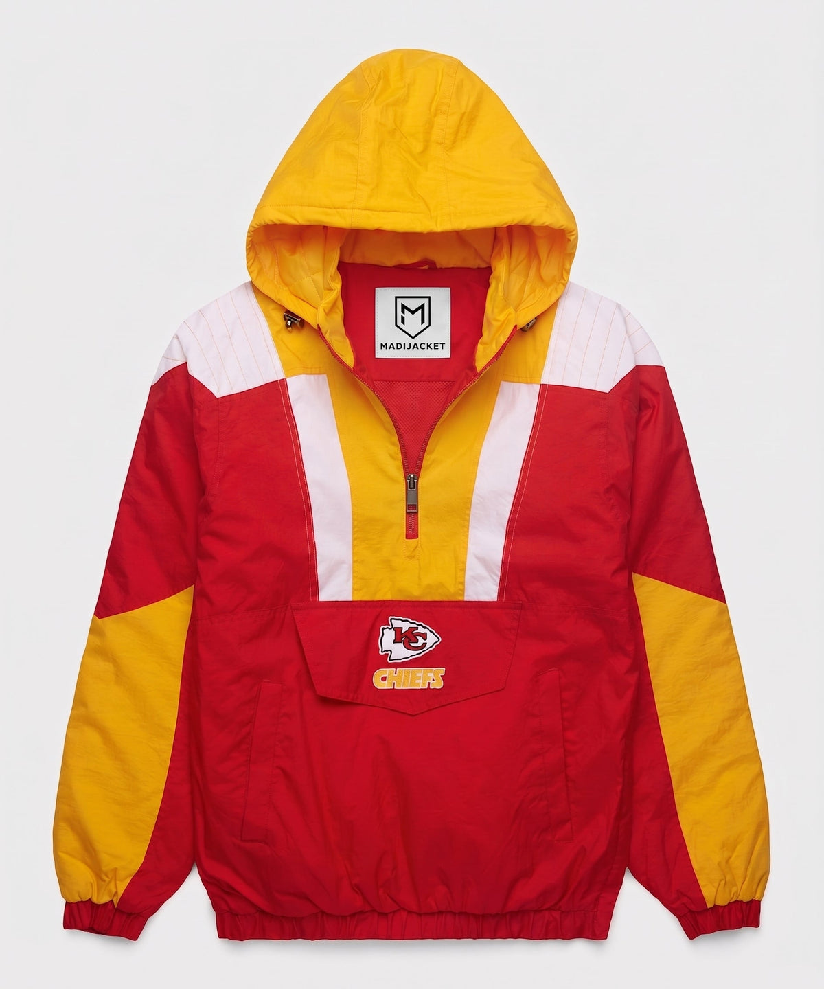 Chiefs Inspired Hooded Pullover Jacket