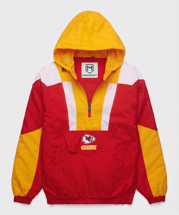 Chiefs Inspired Hooded Pullover Jacket