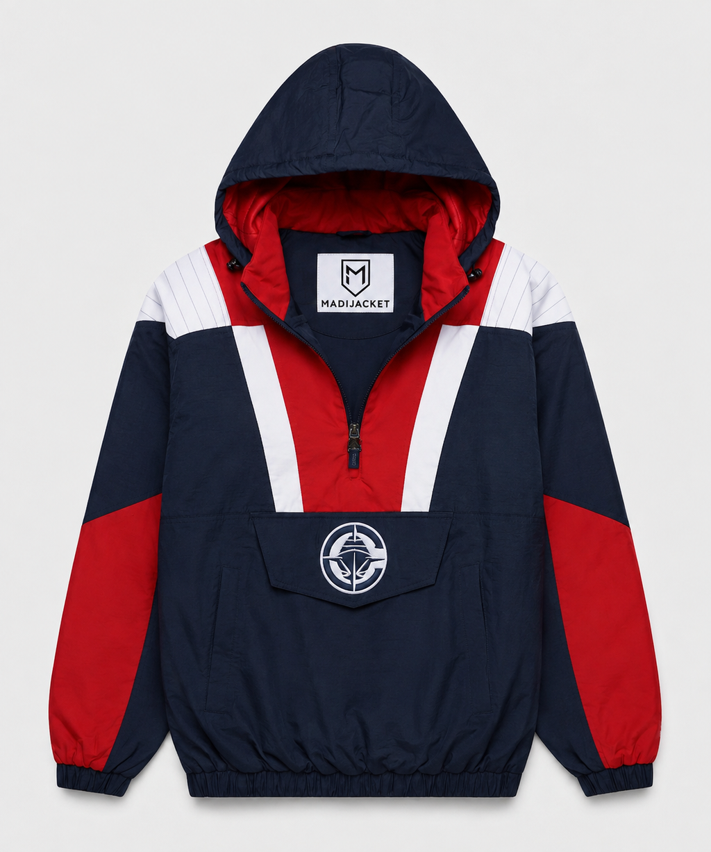 Clippers Inspired Hooded Pullover Jacket