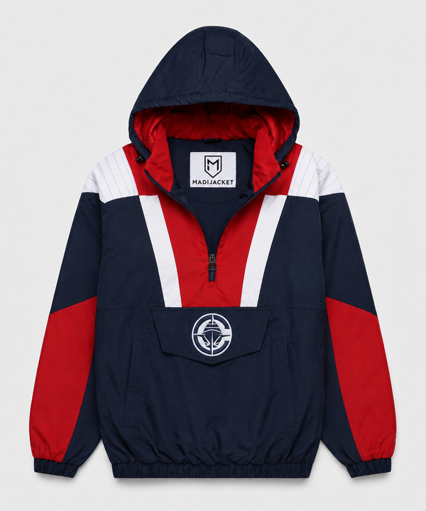 Clippers Inspired Hooded Pullover Jacket