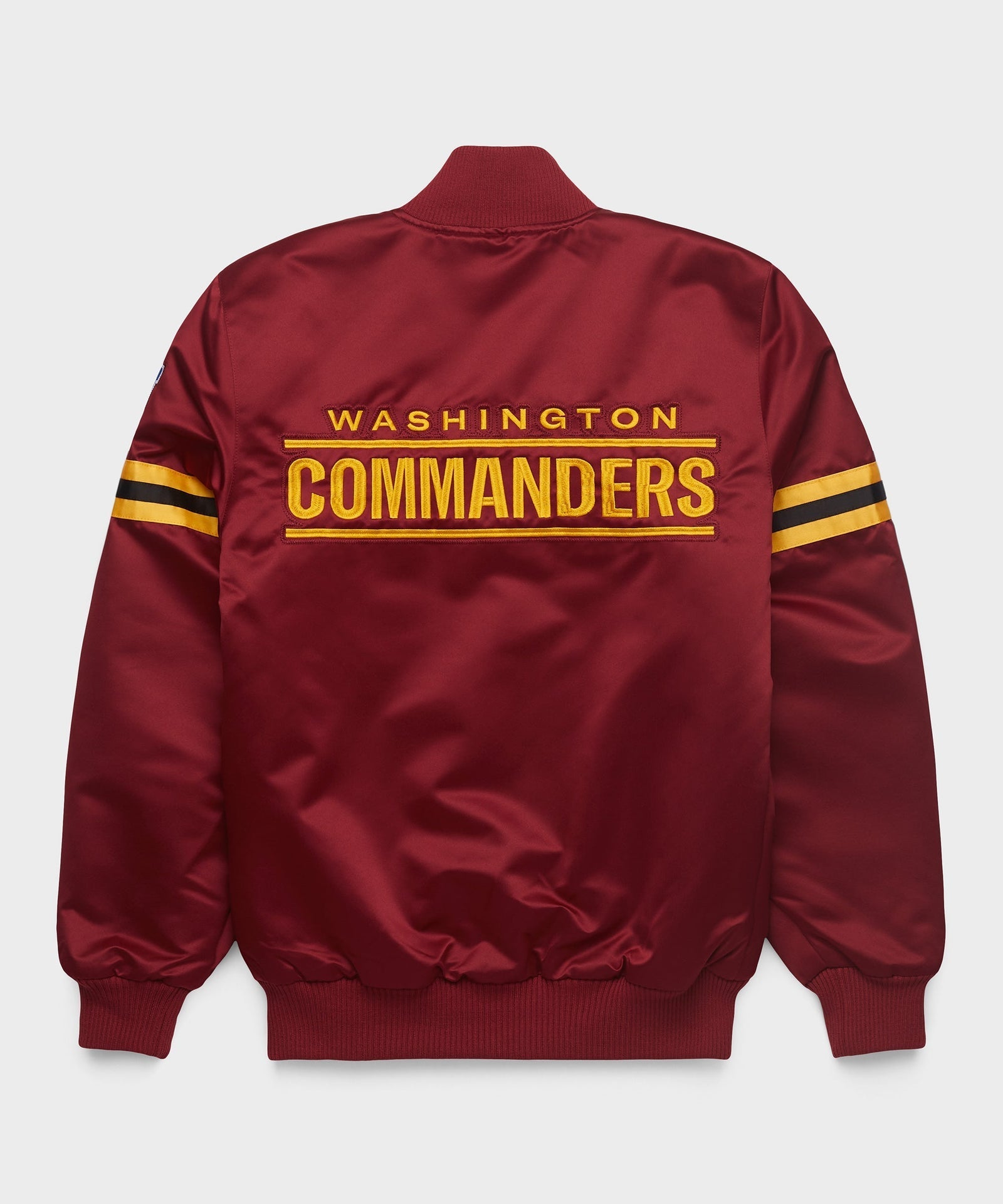 Commanders Inspired Heavyweight Satin Jacket Secondary image