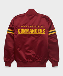 Commanders Inspired Heavyweight Satin Jacket